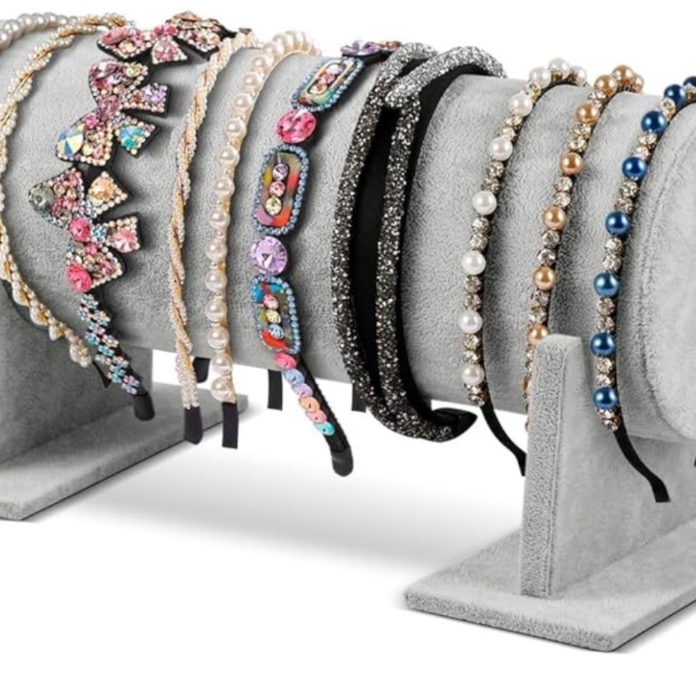 Gray Headband Display Stand